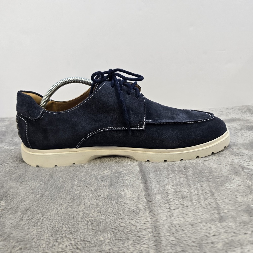 Marc Joseph New York Mens Clark Street Derby Size 11 Navy Suede Lace Up - Picture 5 of 11